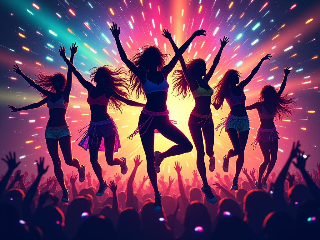 Original Request (English): Electric Daisy Carnival T-Shirt Designs - Rhythm & Ravers Silhouette