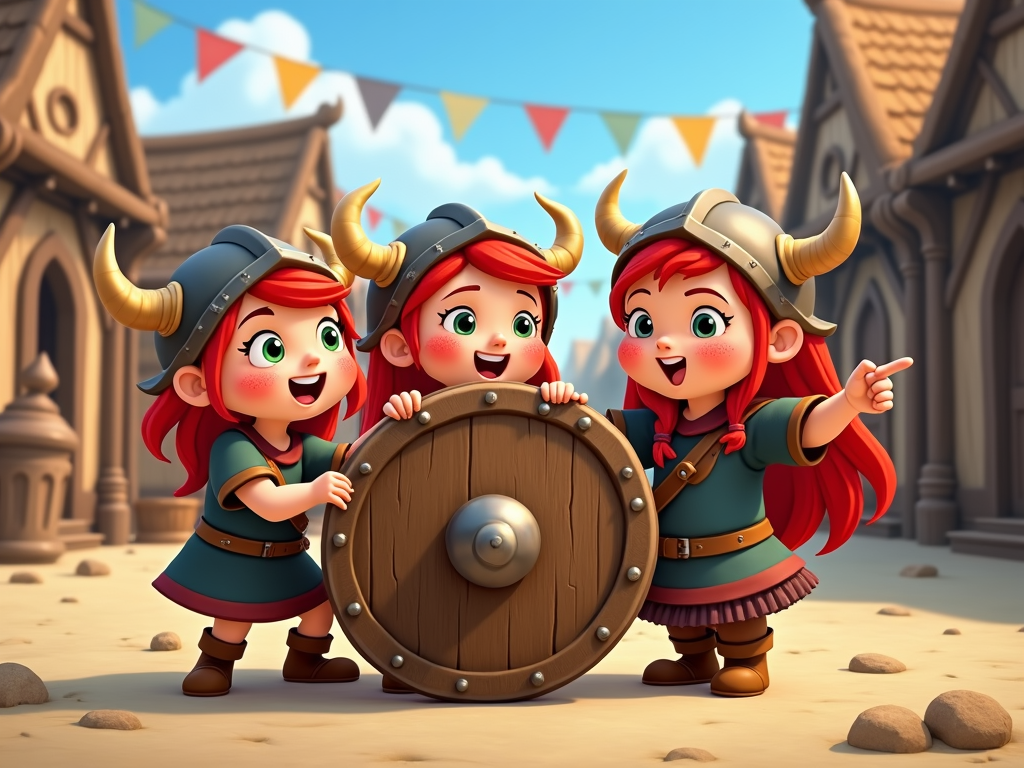 A children's adventure series following young Vikings-in-training as they learn about Viking traditions, teamwork, and problem-solving, with a mix of humor and excitement.