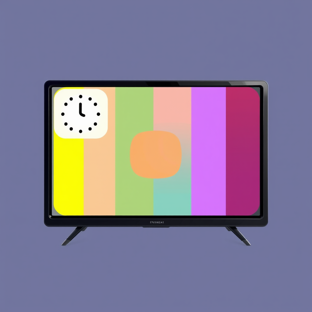 Context-Aware Icons: Television icons that dynamically alter their appearance (e.g., color, subtle animation, badging) based on AI-analyzed context such as time of day, current content being viewed, available updates, or user activity.