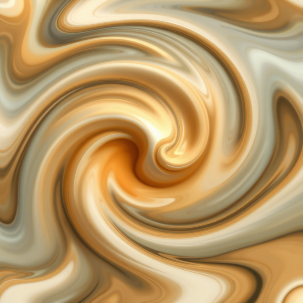 Sub-design Idea 5: Organic Algorithm Swirls - Swirls mimicking natural patterns (e.g., galaxies, shell growth, water eddies) rendered with a clean, digital aesthetic, highlighting AI's ability to create forms that are both novel and familiar.