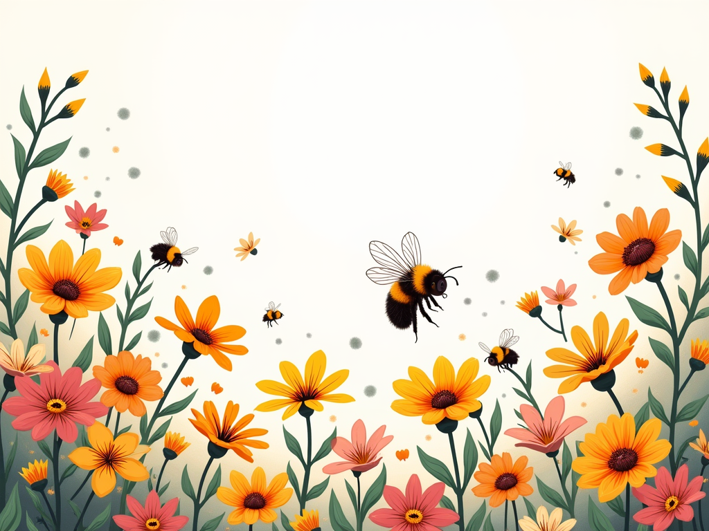Translated Text: Sustainability T-Shirt Designs - Save the Bees Floral Illustration