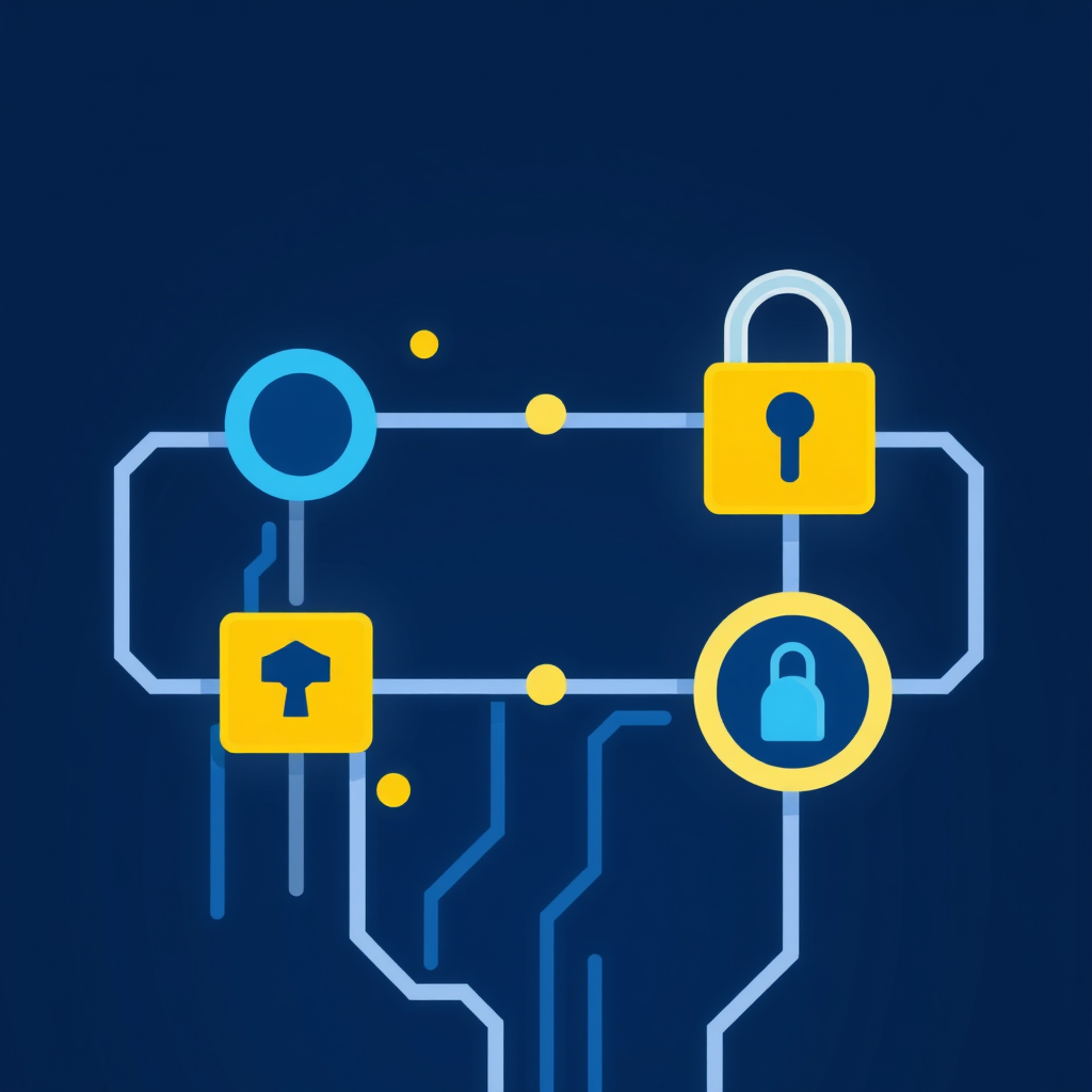 English Translation: Cybersecurity Icon Designs - Encrypted Data Streams: Visualizing Secure Information Flow
