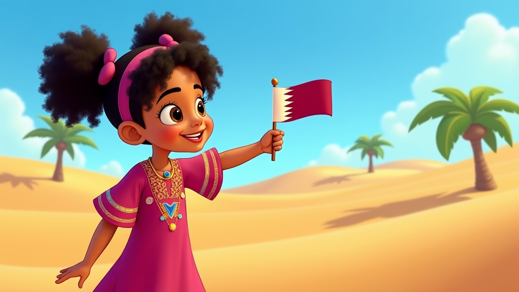 A cartoon series featuring a curious young Qatari girl named Noora who goes on adventures around Qatar, discovering its culture, history, and natural beauty.