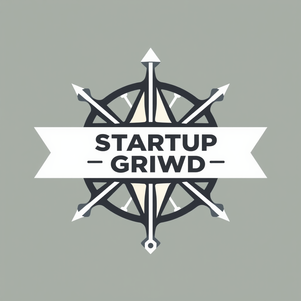 Translated text: Startup Grind Logo Concepts - Geometric Representation of Collaboration