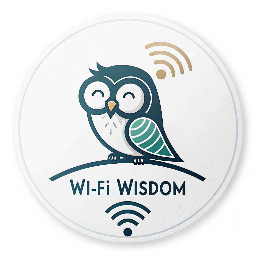 Simple Logo Idea (for 'Wi-Fi Wisdom' campaign): A stylized owl, symbolizing wisdom, with its eyes subtly incorporating Wi-Fi signal arcs. The text 'Wi-Fi Wisdom' positioned below.