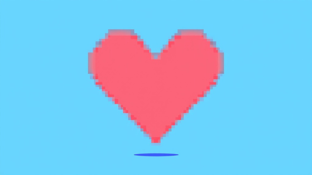 AI-Generated Film Icon as Poster Focus: Design a unique, minimalist icon using AI that represents the entire film (e.g., a glitchy heart for a troubled romance, a simplified neural network merging with a film camera). This single AI-generated icon becomes the poster's primary visual element, large and central.