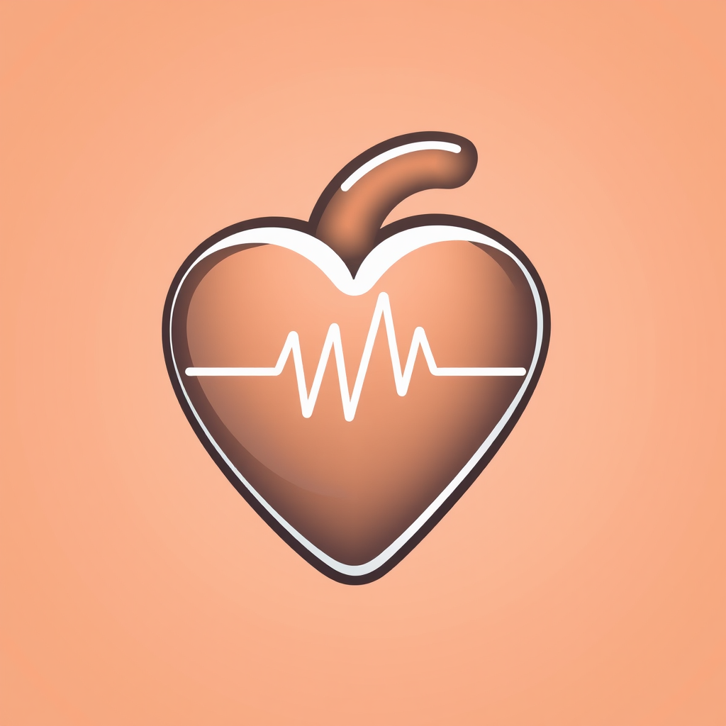 A heart icon with a pulse line running through it, symbolizing a heartbeat.