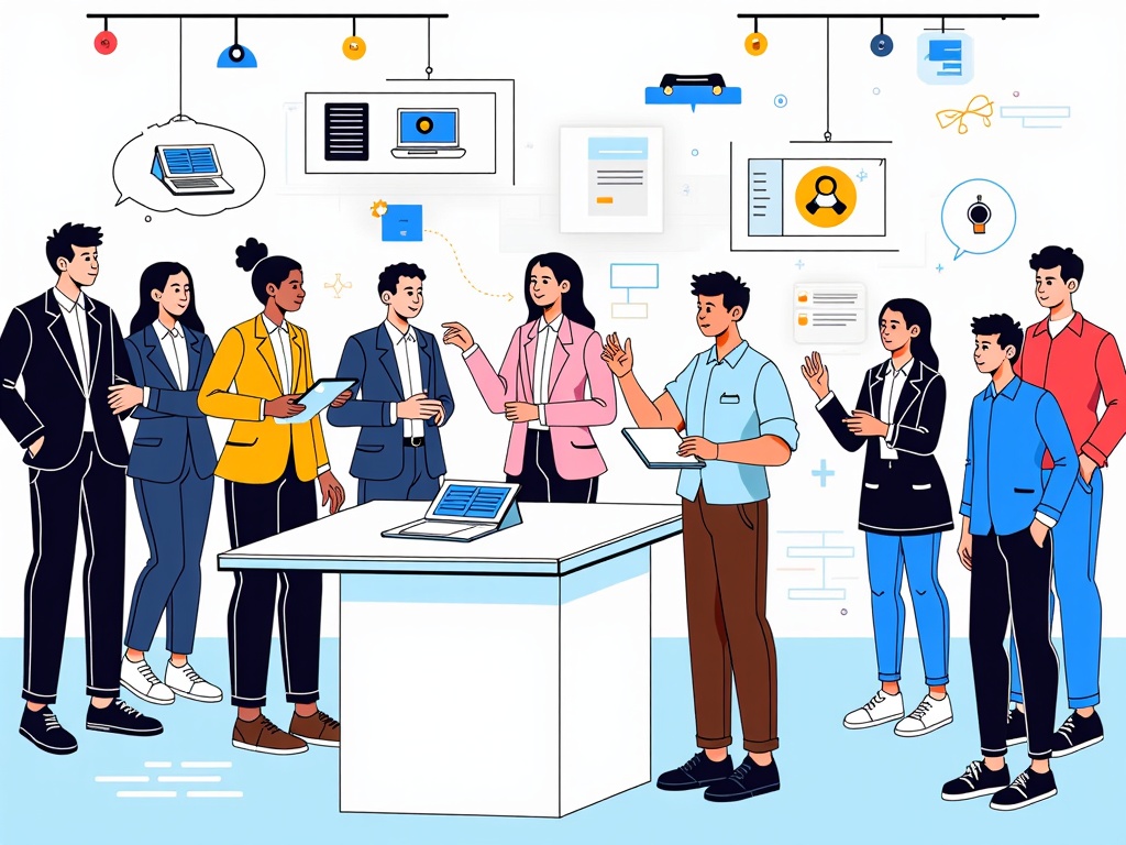 Microsoft Build Illustration Designs - Futuristic Tech & Innovation Themes for Build