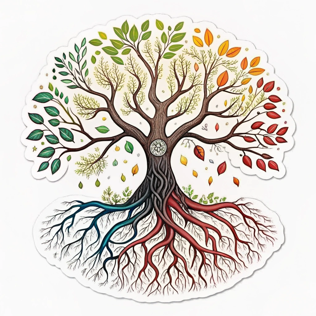 Organic growth/network: A design resembling an abstract branching structure (like a tree, roots, or mycelial network) with elements growing and connecting, representing the grassroots nature, organic growth, and interconnectedness of collective action.