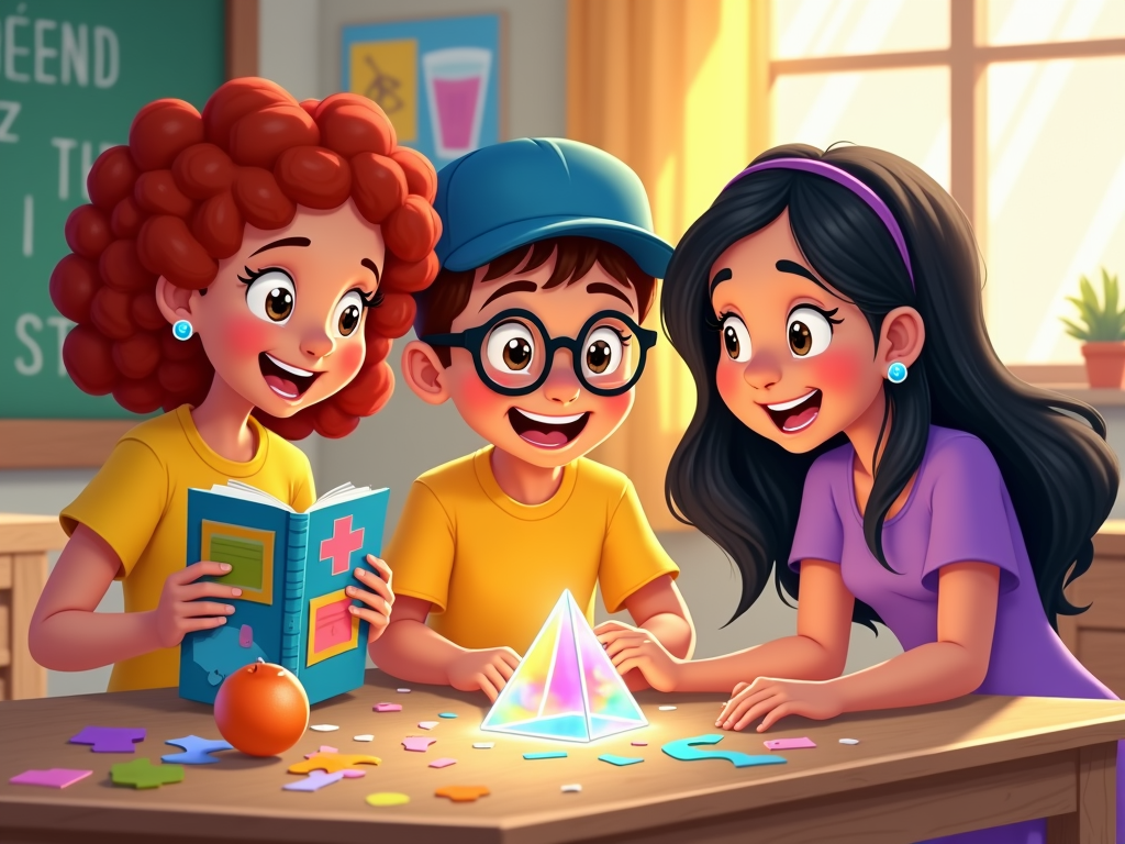 The series features a mix of problem-solving, teamwork, and educational content, introducing kids to basic science concepts like light and color in a fun, engaging way.