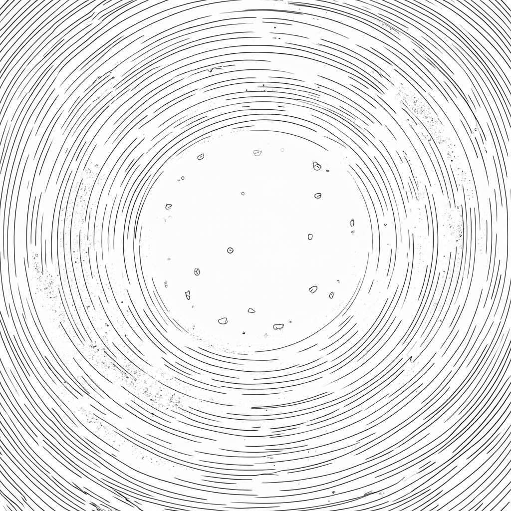 A page depicting 'empty' space as a dynamic sea of quantum fields. Show virtual particles (faint, ghostly shapes) constantly popping in and out of existence, creating a subtly shimmering or bubbling texture for the fabric of reality. This emphasizes that the vacuum is not truly empty.