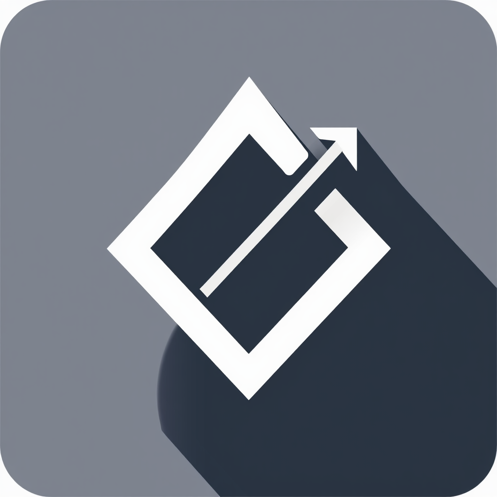 Geometric Upward Thrust: A modern, minimalist 'SG' monogram formed with clean lines. An arrow element, representing growth, is integrated into the structure of one or both letters, perhaps as an extended ascender or a dynamic slash.
