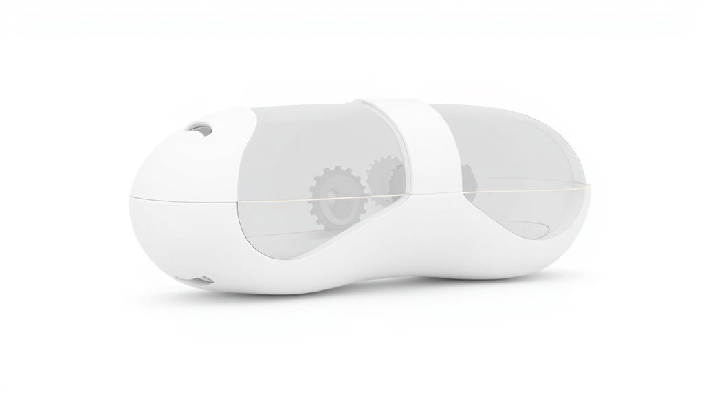 Simple Idea (for Icon/Logo Adaptation): A minimalist and symbolic visual. Design a stylized, abstract representation of the robotaxi pod. Within this main shape, incorporate three intertwined or cleanly separated sub-elements or icons representing work (e.g., a gear, a focused light beam), relaxation (e.g., a gentle curve, a leaf), and socialization (e.g., connected dots, speech bubbles), conveying versatility at a glance.