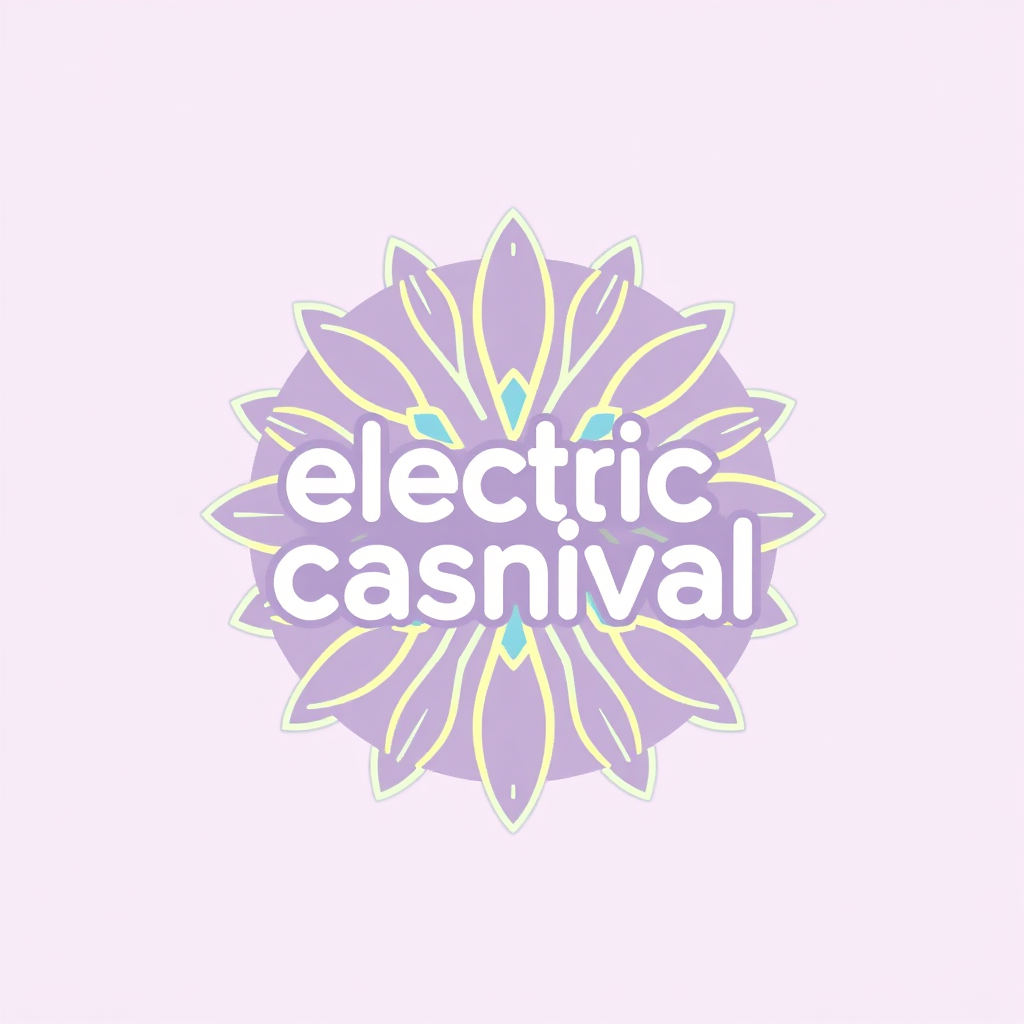 English Translation: Electric Daisy Carnival 2025 Logo Concepts - Kinetic Future: 2025 Circuit Daisy Design