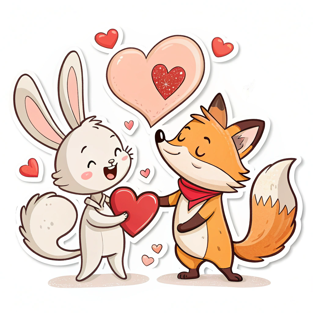 Animals exchanging hearts