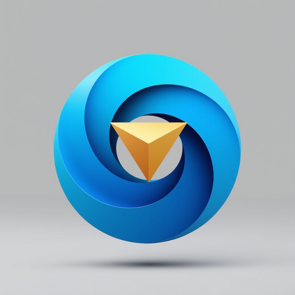 A basic geometric shape for a logo.