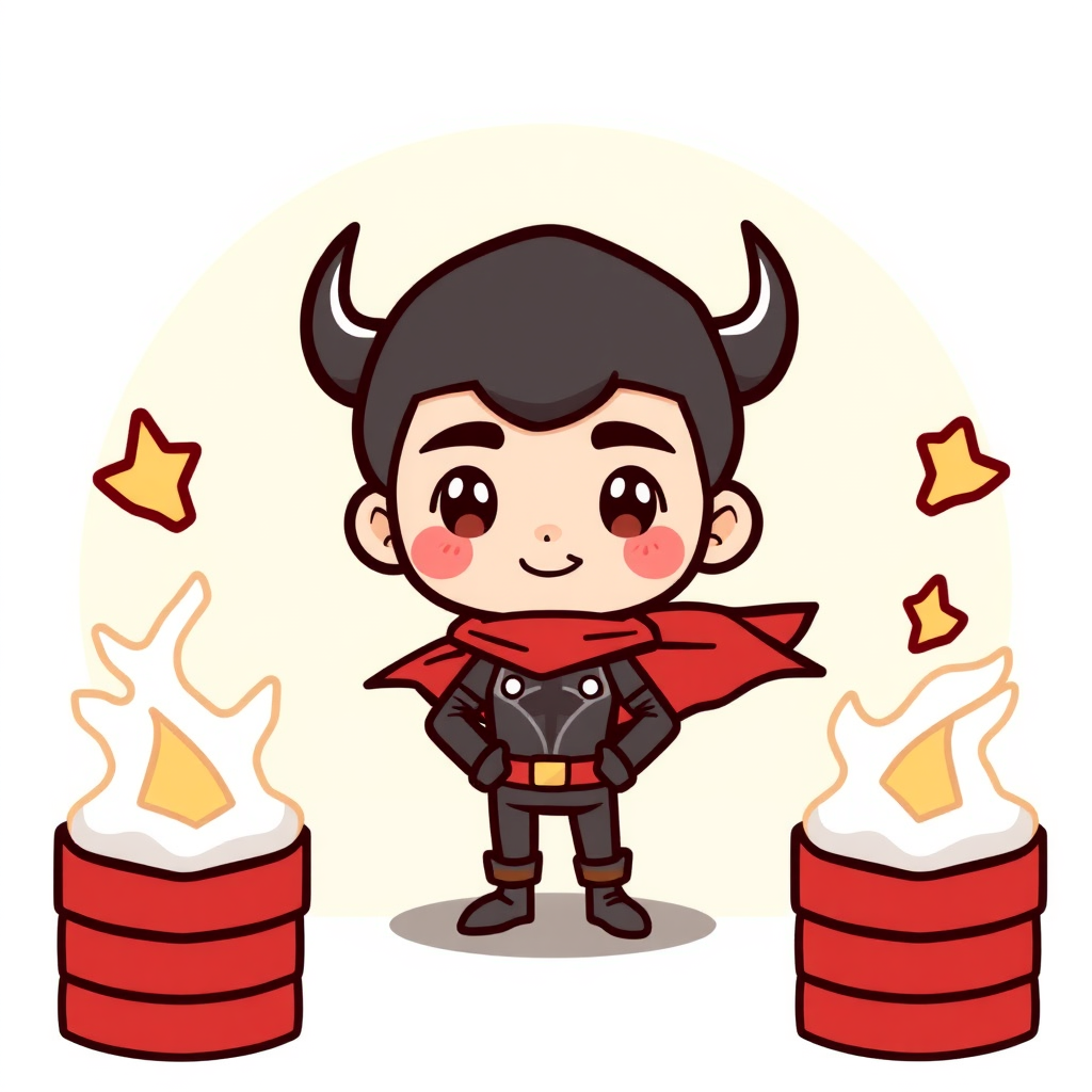 Sub-Design Idea 4: The 'Miniaturized Hero' Character. Develop a simplified, charming cartoon version of an aspirational figure, a representation of the customer, or even a stylized version of the owner (chibi or simple caricature style) to add a personal, approachable, and fun touch.