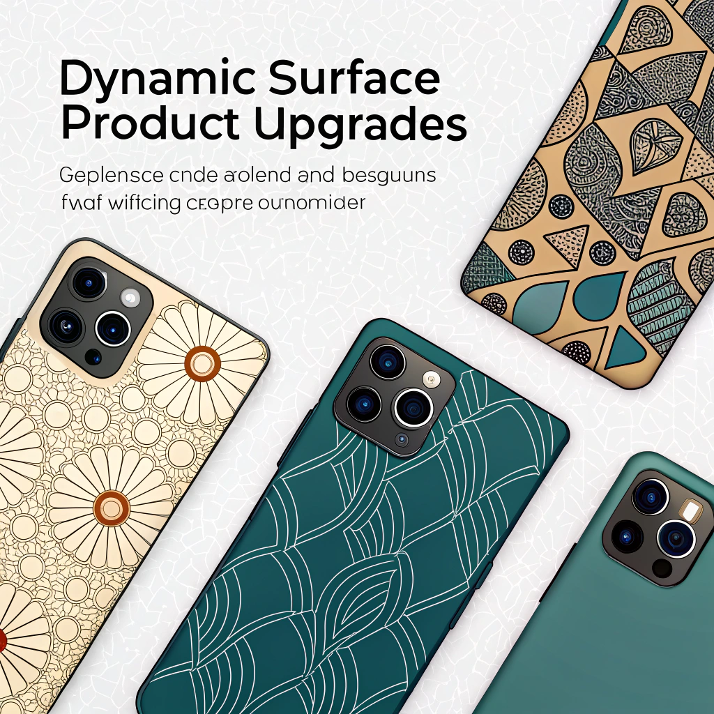 Dynamic Surface Patterns for Product Upgrades: Designs where patterns on modular components (e.g., phone cases, appliance panels) can be easily swapped or updated, allowing products to evolve aesthetically or functionally without full replacement.