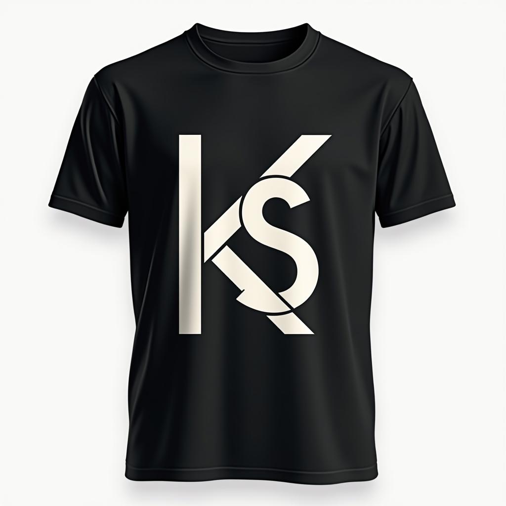 Simple Logo Idea: A stylized 'K' and 'S' monogram where the letters are intertwined or share a common element, creating a unified mark symbolic of 'two voices, one stage'.