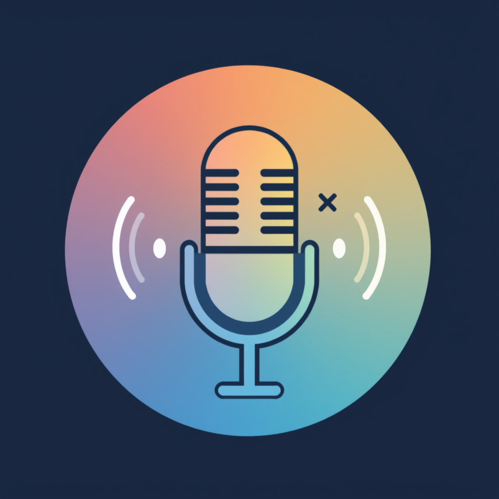 Evolving Microphone Icon: A microphone icon that animates based on the AI's operational state, such as a gentle pulse when actively listening, a subtle ripple effect upon successful query understanding, and a small 'X' or '?' overlay if it fails to understand or requires clarification.