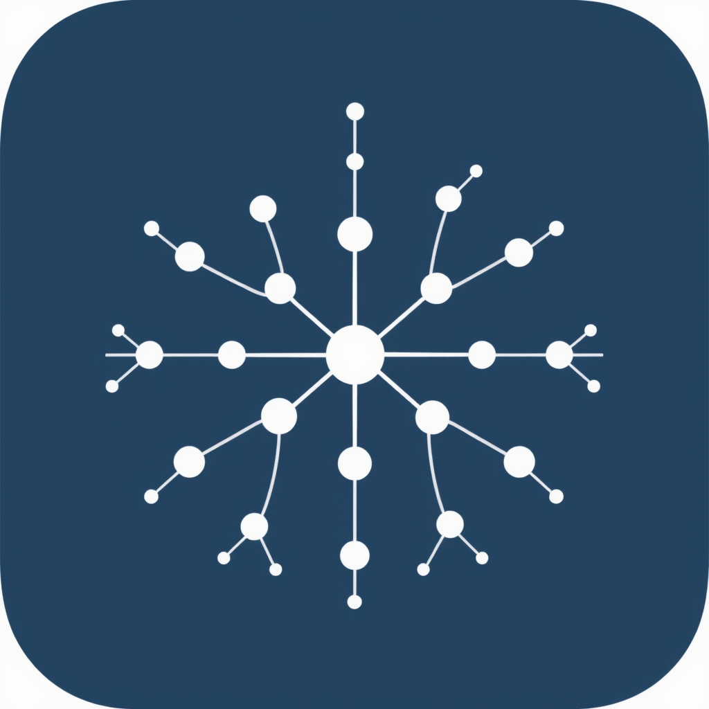A stylized, minimalist representation of a neural network where nodes and connections subtly pulse, grow, or reconfigure, illustrating the evolving intelligence and generative process.