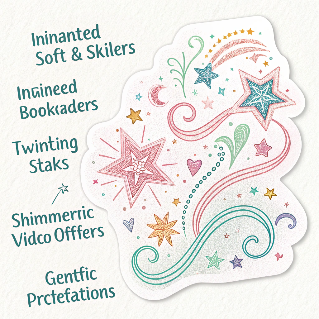 Ethereal Glow & Sparkle Borders: Animated soft glitter, twinkling stars, shimmering holographic lines, or gentle neon outlines. Light leaks or bokeh effects can also create a dreamy, magical border feel for videos.