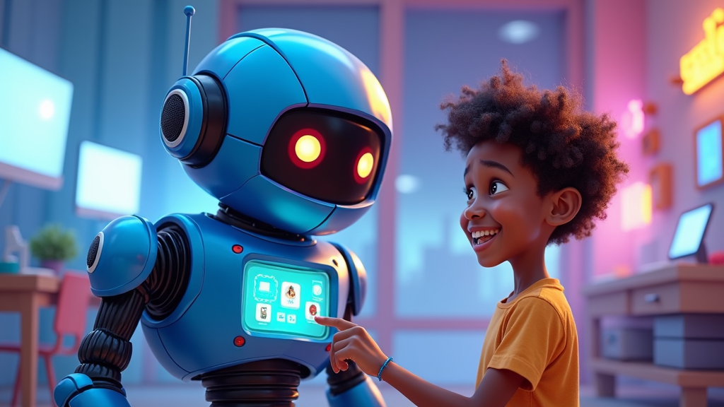A 'Customizable Guide Companion' approach: Introduce a friendly cartoon character (e.g., an animal or robot) that 'levels up' alongside the child. This companion visually demonstrates and explains each newly unlocked social media feature and its corresponding safety guidelines, with restrictions shown as settings on the companion's 'control panel'.