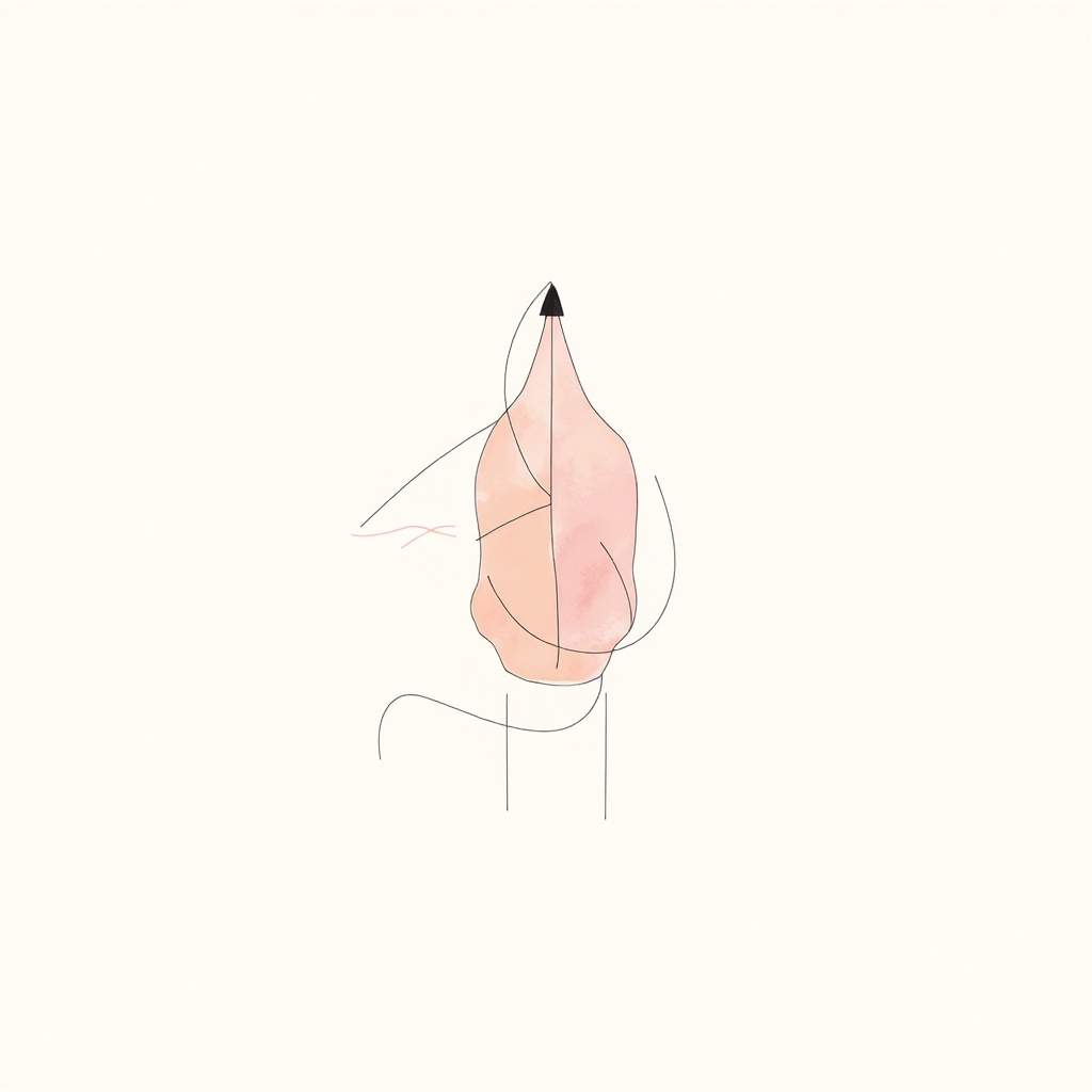 Simple Icon Idea: Illustrator's Mark for Fashion Art: A simple icon featuring a stylized illustration pen nib intertwined with a single thread or a subtle fabric texture swatch, symbolizing the fusion of detailed fashion illustration and tactile materials.