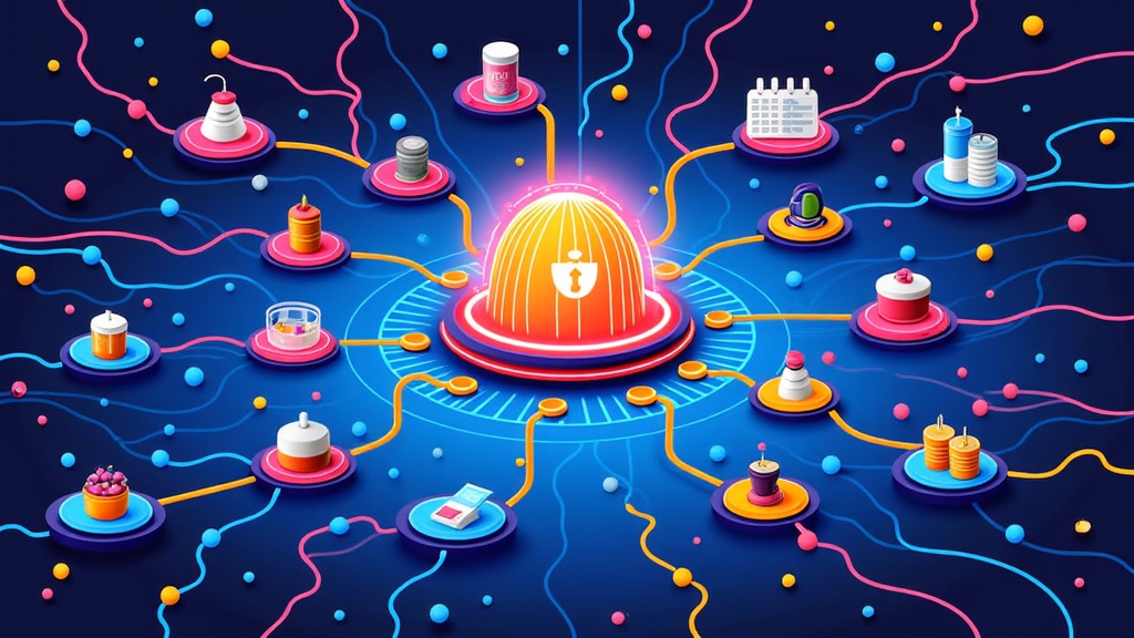 Visualize a central, glowing AI core or neural network from which intricate, personalized data streams flow towards diverse individuals. Each stream morphs into a unique treatment symbol (e.g., a customized smart pill, a targeted nanobot, a personalized nutrition plan graphic) as it reaches the individual, symbolizing AI-generated bespoke healthcare solutions.