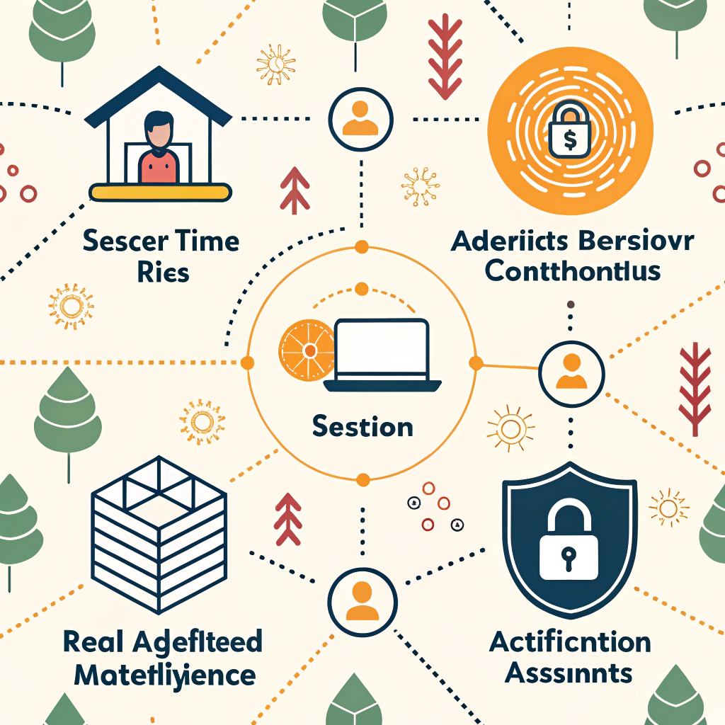 Adaptive & Continuous Authorization with Real-time Risk Assessment: Design patterns for systems that continuously monitor user behavior, session context, and threat intelligence post-initial authorization. These patterns enable real-time risk assessment and adaptive responses, such as requiring step-up authentication, reducing access privileges, or terminating sessions if anomalous activity or elevated risk is detected.