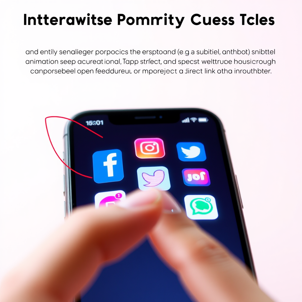 Interactive Proximity Cues for AR Social Icons: AR social icons that visually respond to user proximity (e.g., increasing glow, subtle animation, or scaling). Tapping them could trigger a haptic feedback and open a compact social media feed preview or a direct link to the platform.
