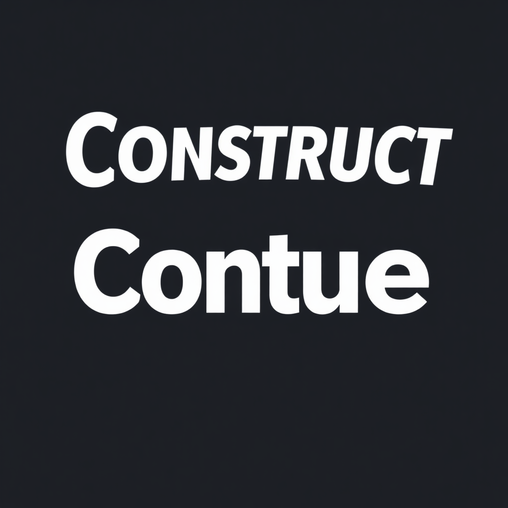 Construct the logo using stacked typography. The main business name in a bold, impactful font is placed above a slightly wider, lighter font stating the key service or value proposition. The varying weights and widths create visual hierarchy and interest primarily through type.