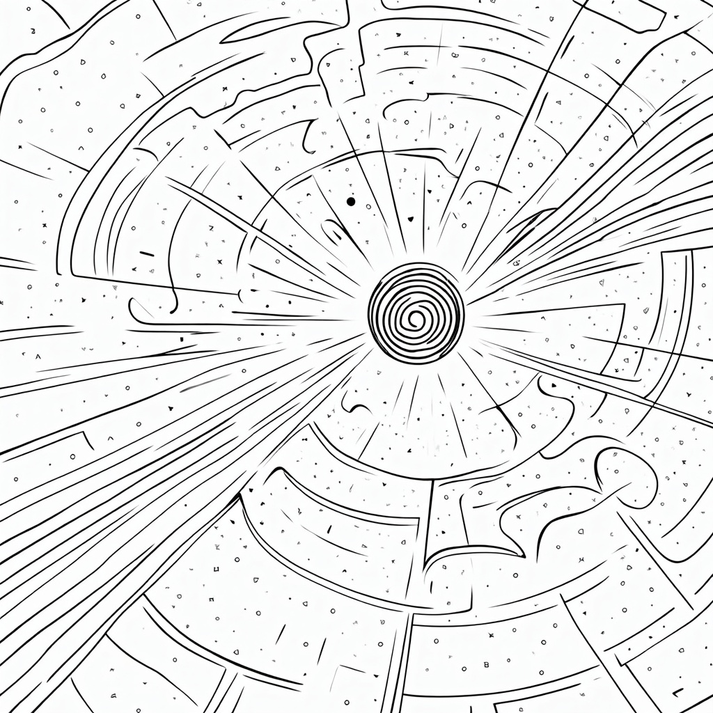 Visualize field interactions: one page could show an electron (an excitation in the electron field) emitting a photon (an excitation in the electromagnetic field). The fields themselves could be represented as flowing lines or interconnected grids, with the interaction point highlighted.