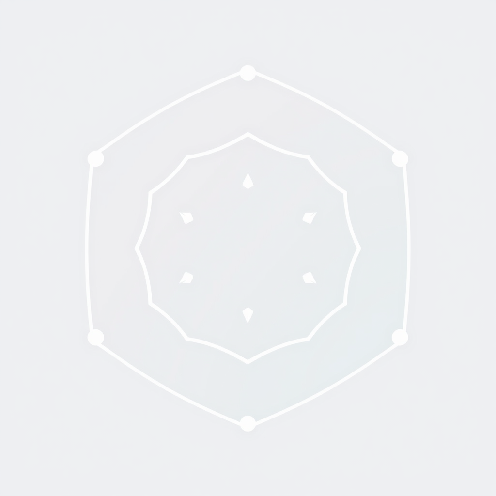 Simple Icon Concept for Generative AI: A core minimalist shape (like a circle or hexagon) from which a few tiny, distinct geometric elements or facets are shown to be just beginning to 'bud' or emerge from its perimeter. This hints at developing complexity from a simple origin, designed to be clear and recognizable even at small icon sizes.