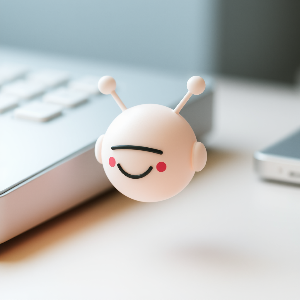 Friendly AI Avatar Snippet: A small, abstract, and amiable avatar (e.g., a friendly blinking eye, a gently bobbing abstract geometric shape) that appears when the conversational AI is active, providing a visual anchor and subtle expressions for the AI's 'voice'.