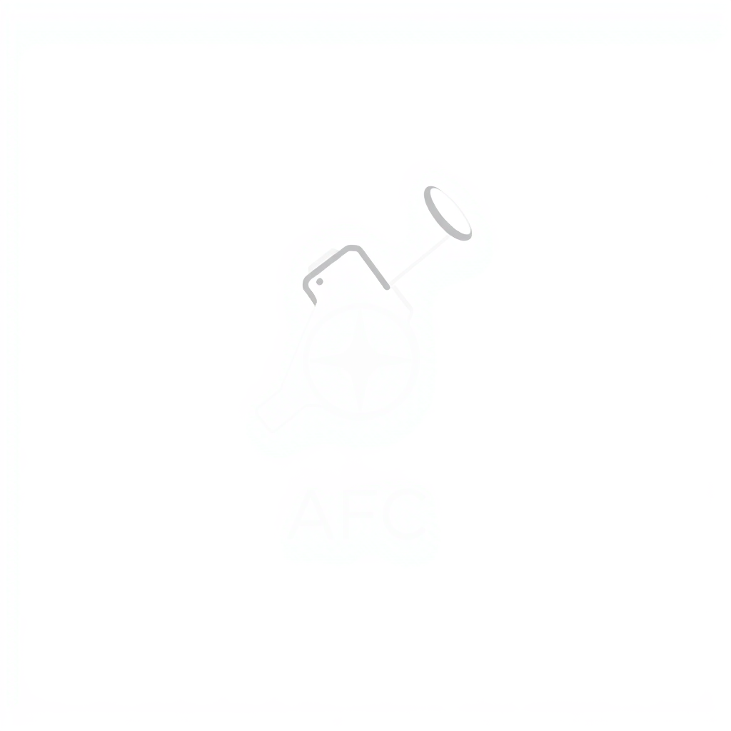 Simple Logo Idea: A minimalist shield outline, possibly a simplified iteration of the classic Arsenal shield, containing a single, iconic, and highly stylized cannon. The letters 'AFC' are placed neatly below or alongside in a clean, modern sans-serif font.