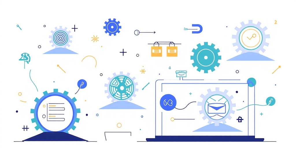 Designs that visually demystify machine learning models, showing transparent structures with stylized gears, nodes, and flowing data to illustrate internal processes and decision-making.