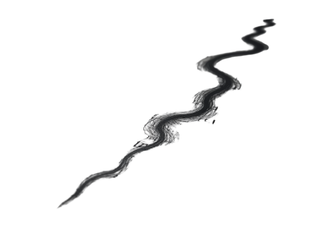 Evolutionary Script: A dynamic line of script that visually transforms along its path, starting as simple binary code and evolving into complex pseudo-code or abstract symbols, depicting AI's learning and adaptation.